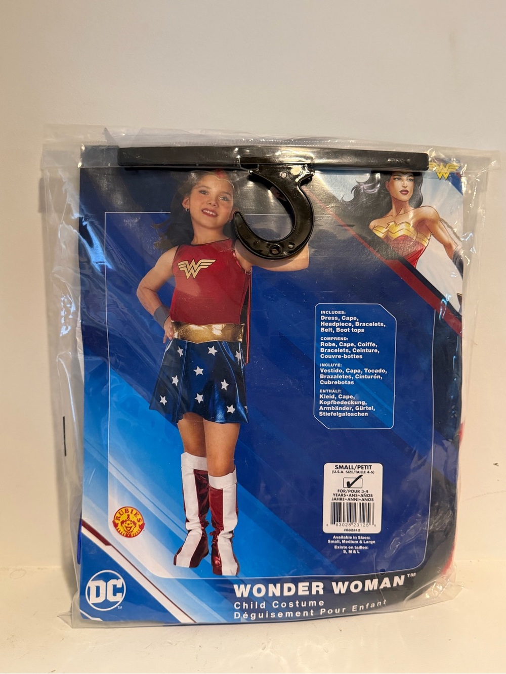Rubie's Wonder Woman Costume - Red, Blue & Gold